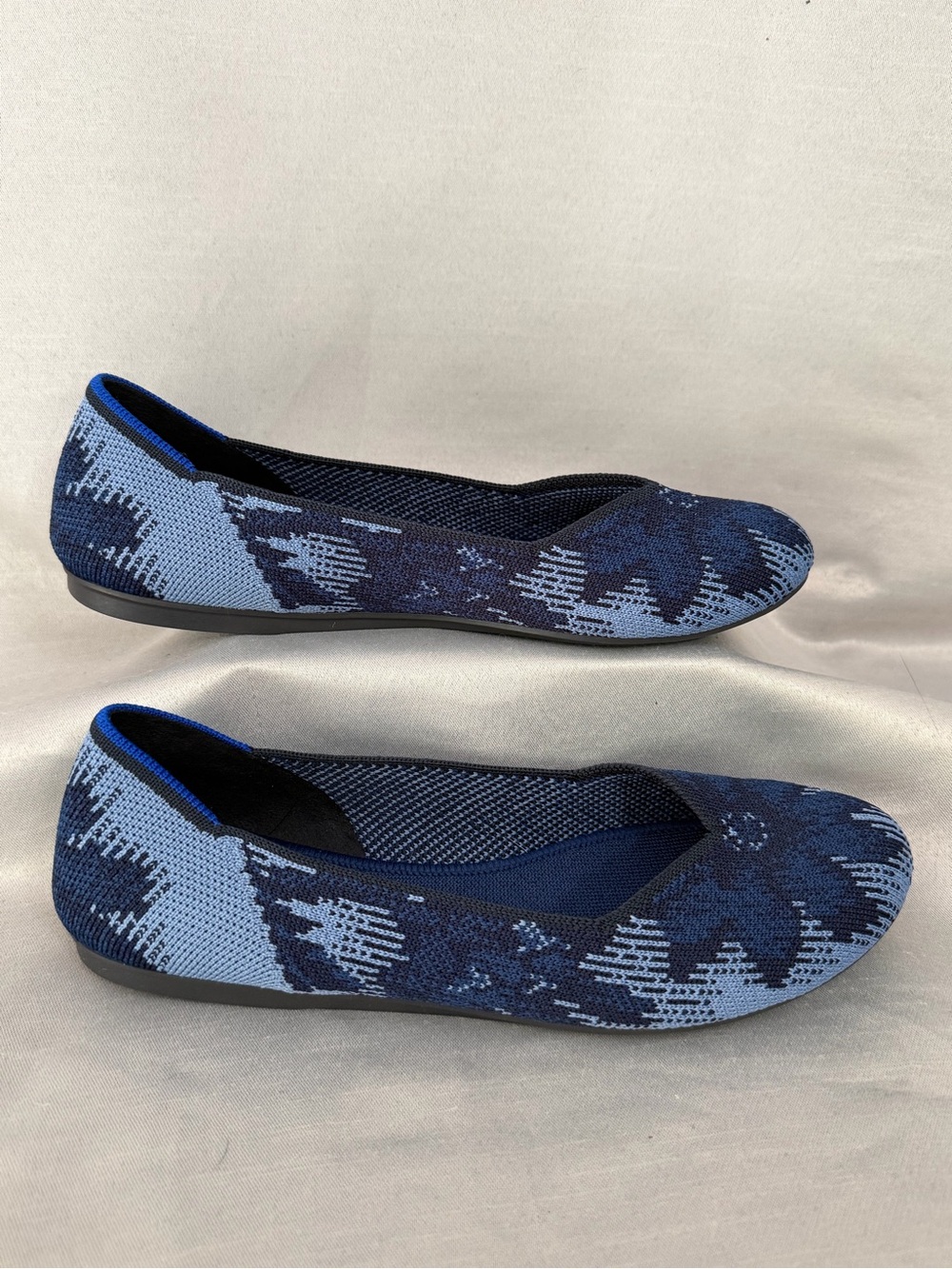 Rothy’s The Flat Tourlamine Blue Floral Size 8 - Picture 4 of 12